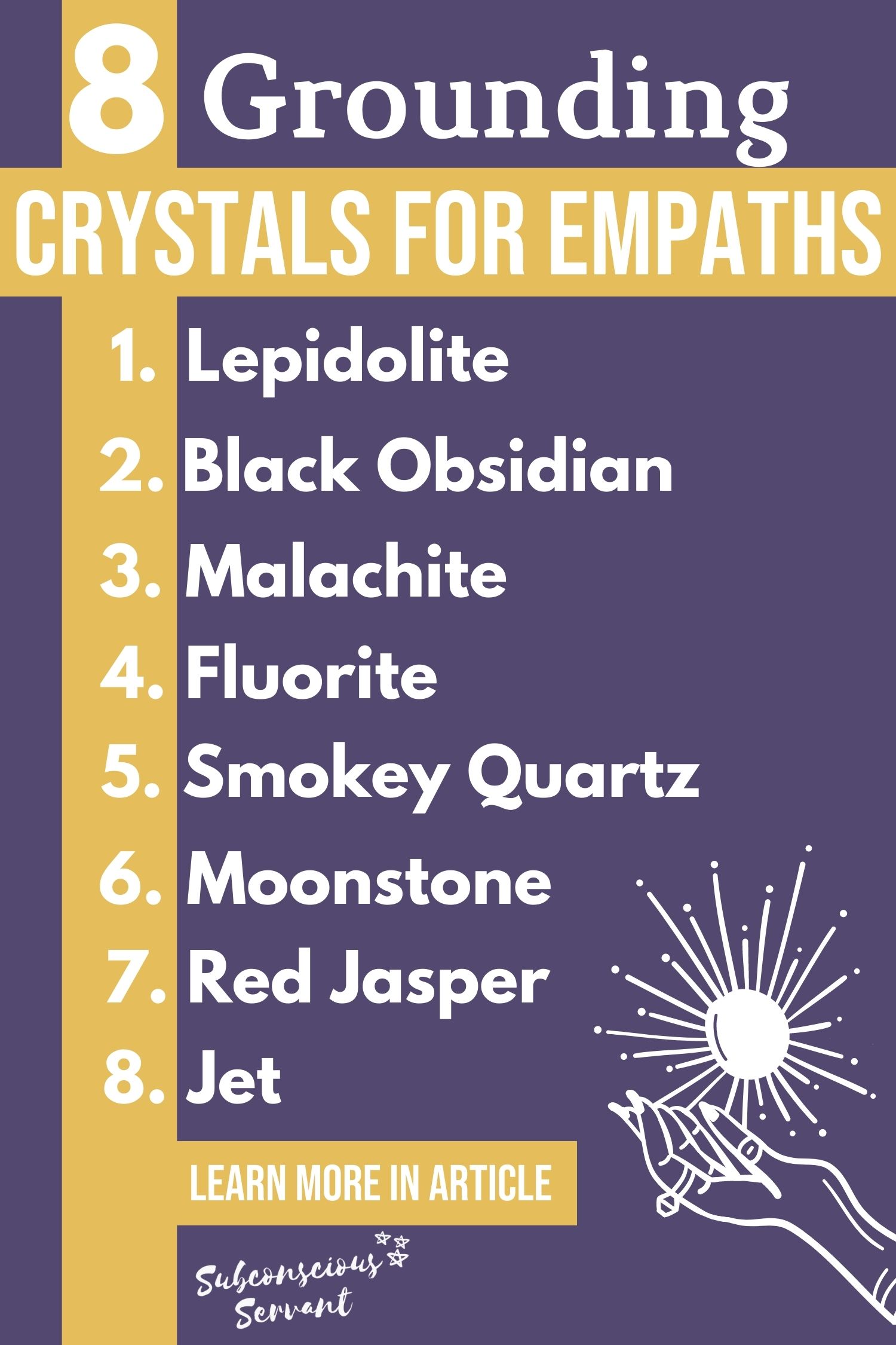 9 BEST Grounding Crystals For Empaths To Use And Why