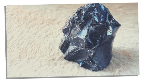 Black Obsidian crystal as a grounding crystal for empaths