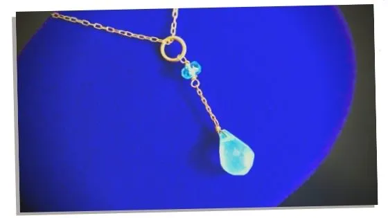using Blue Apatite as jewellery 