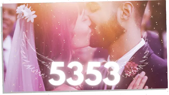 twin flames kissing and 5353