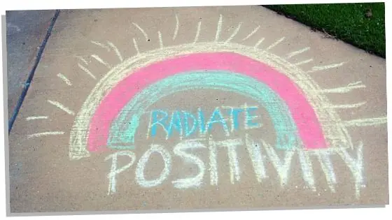 Radiating positivity 