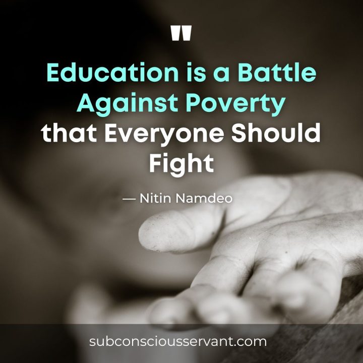 Poverty & education quotes
