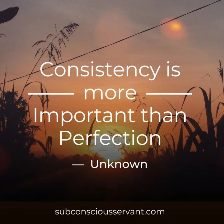 Image of Success & Relationships Consistency Quotes