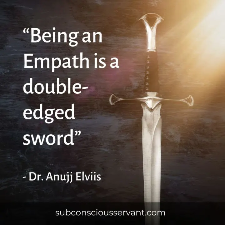 Image of Being an Empath is Hard Quote