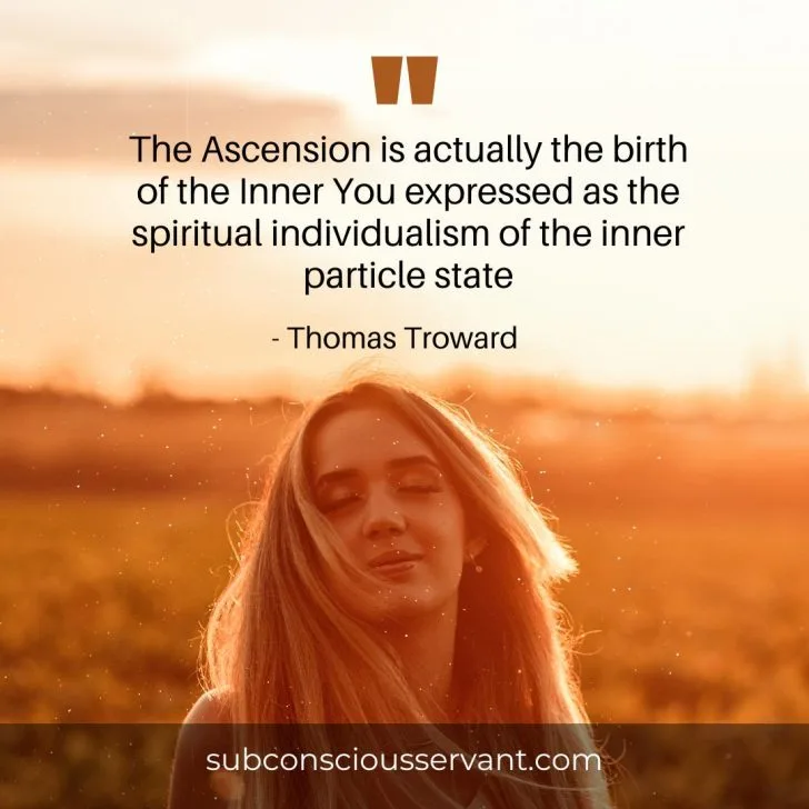Image of Spiritual Ascension Quote