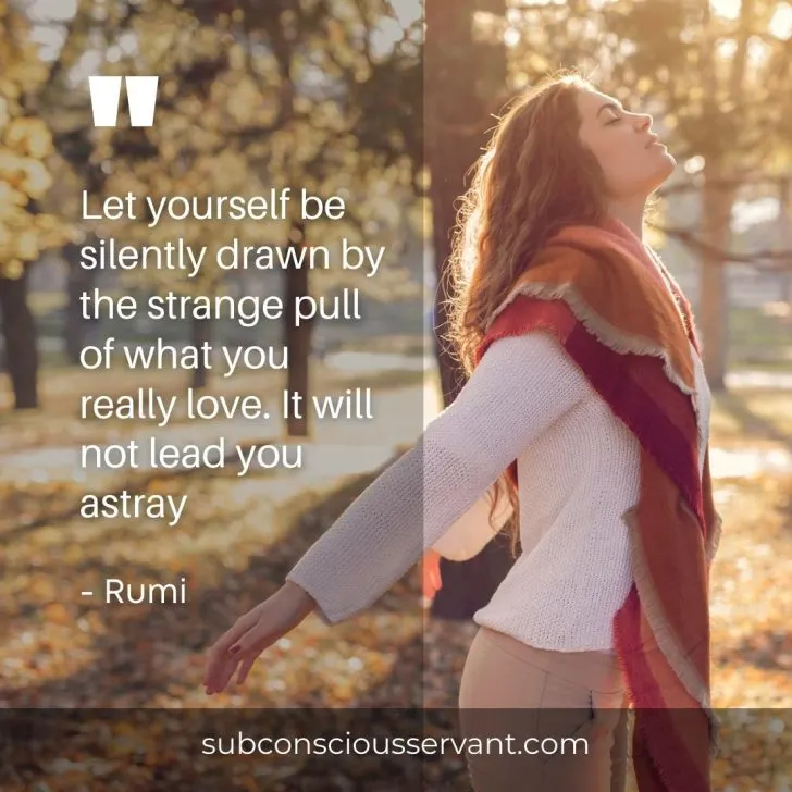 Image of Rumi Quote Relating To Love