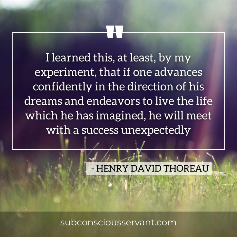 Wisdom of Walden Pond 115 Henry David Thoreau Quotes Subconscious