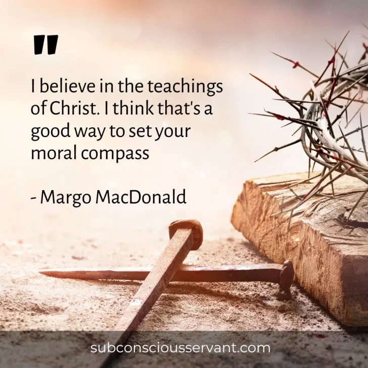 Image of Margo MacDonald quote on morality 